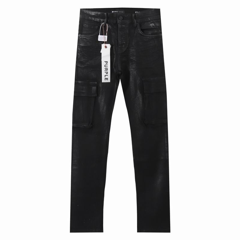 Wax Cargo Purple Jeans