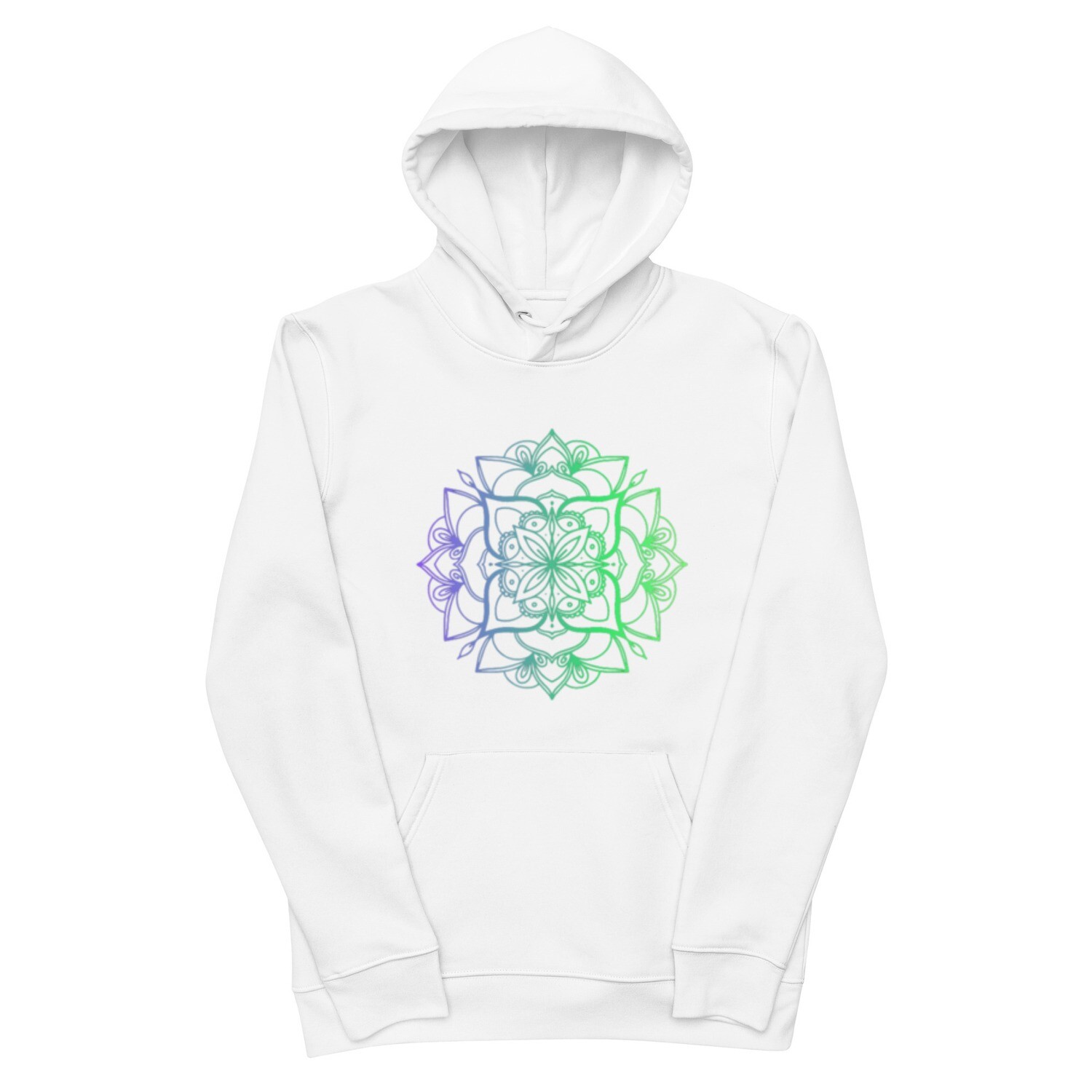 Unisex essential eco hoodie mandala