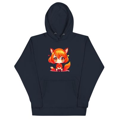 Unisex hoodie chibi fox