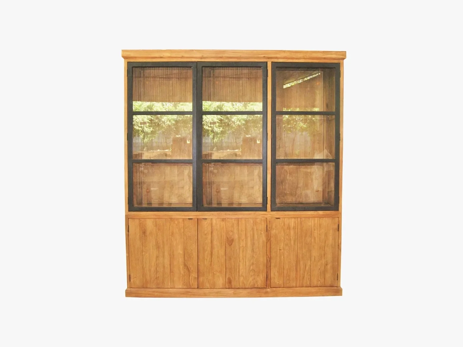 Rustic kast 6 deuren en verlichting