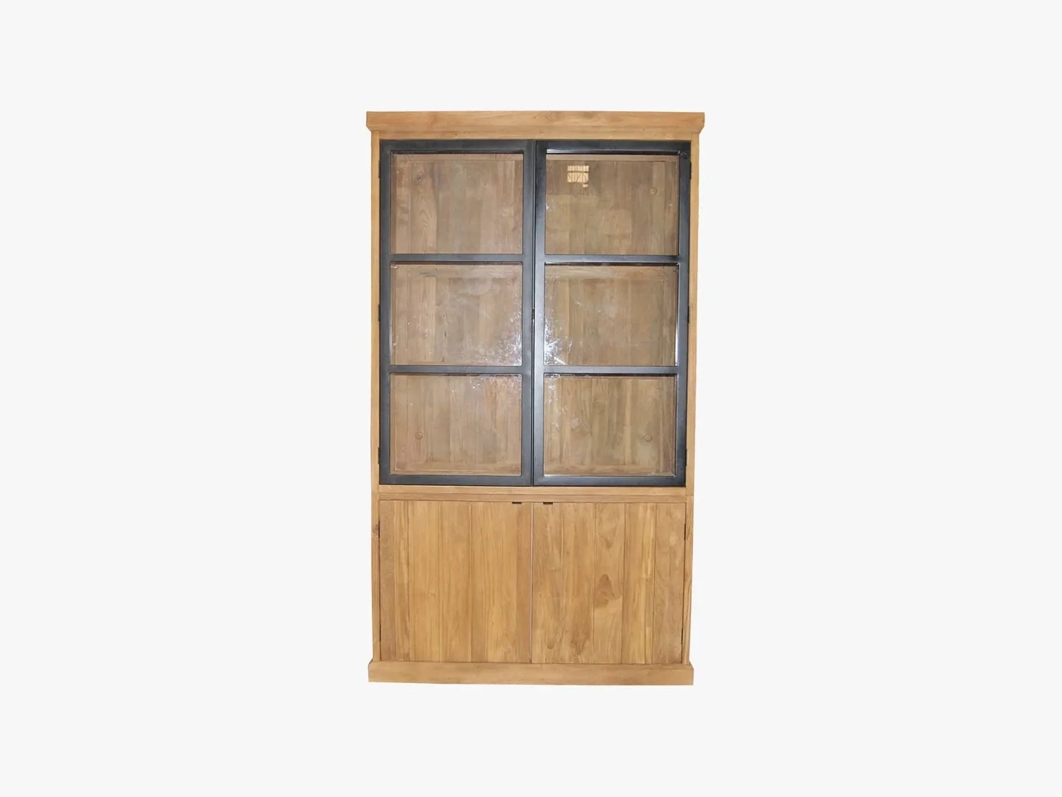 Rustic kast 4 deuren en verlichting