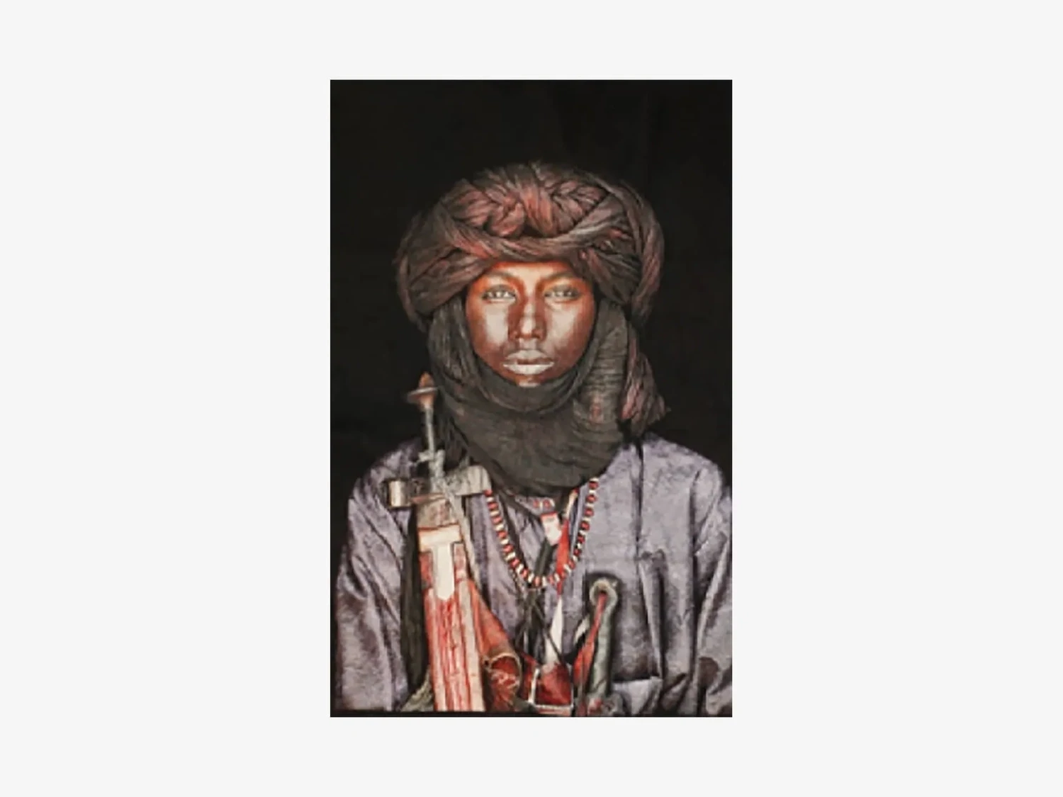 Dawo Fulani Tribe Zwart