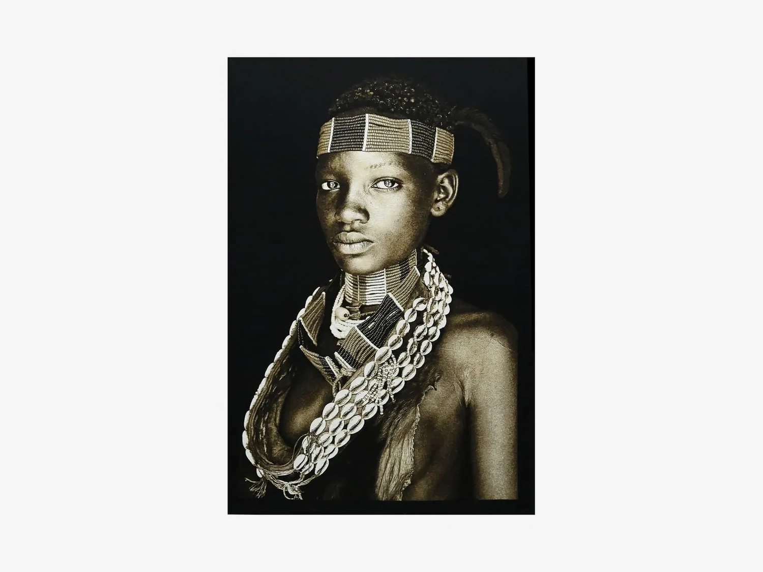 Hamar Lady Ethiopia Zwart