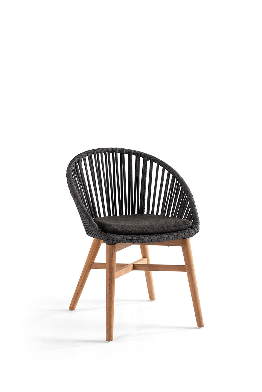 Aru stoel open weaving