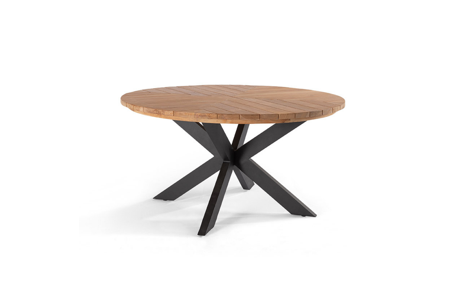 Ronde tuintafel met matrix onderstel