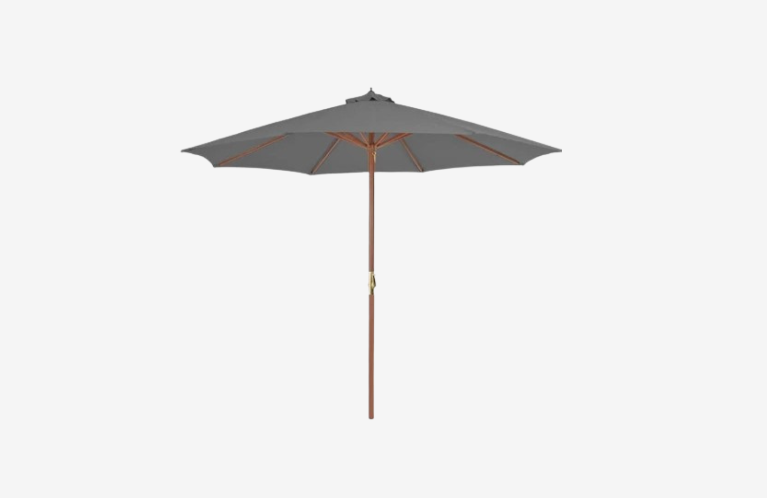 Houten parasol 300 cm diameter