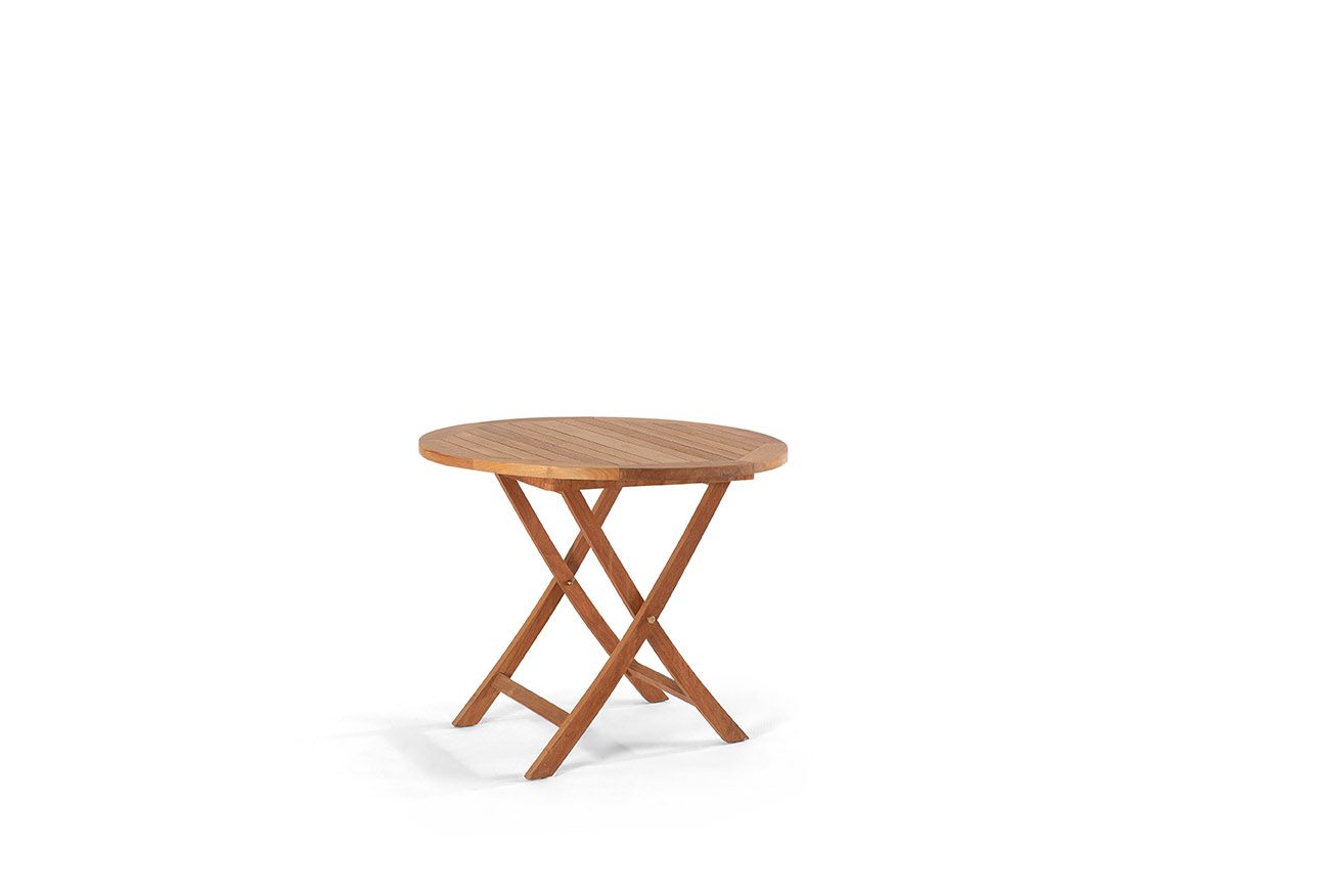 Vouwbaar picnic tafeltje rond
