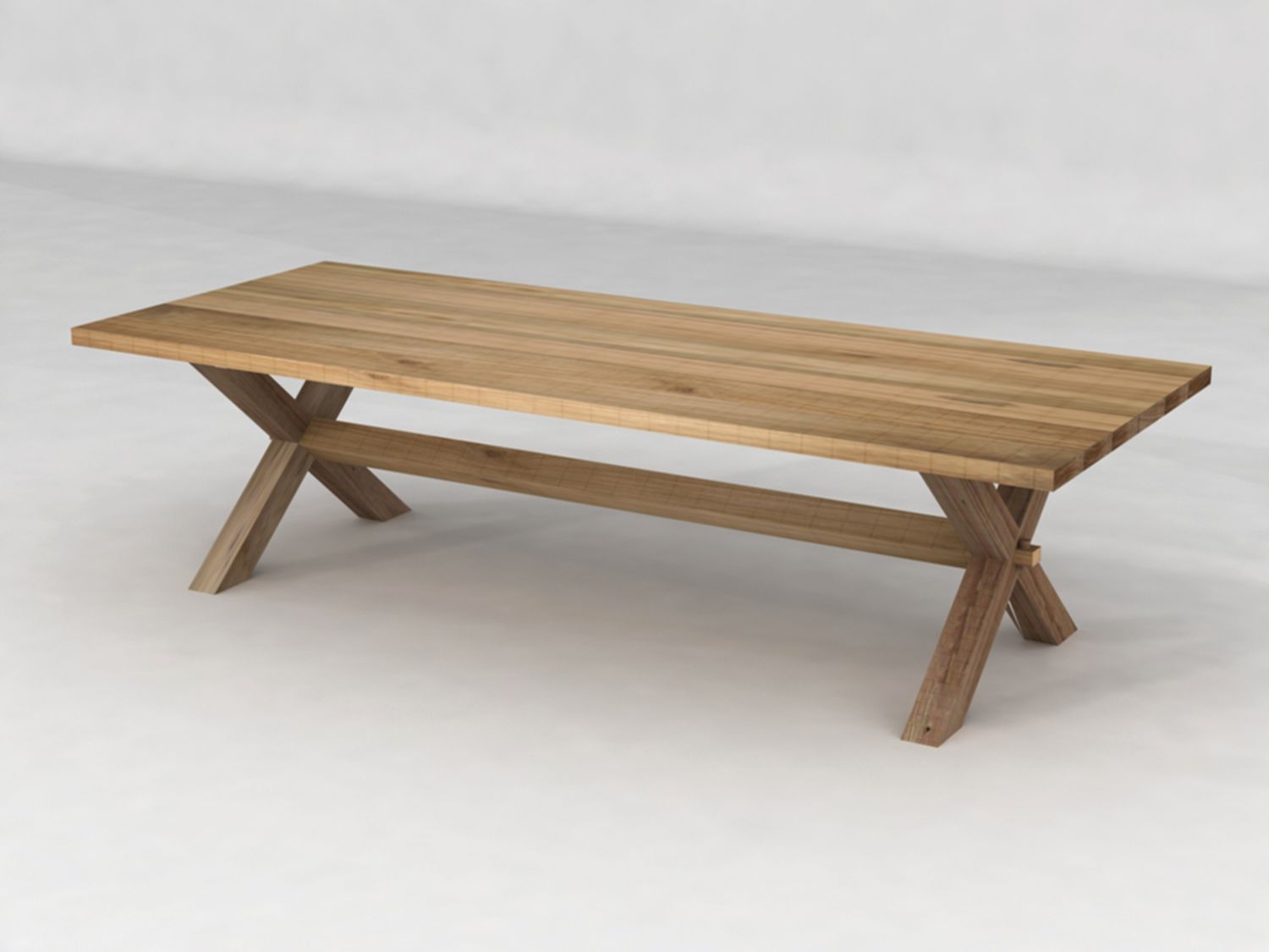 Cross X indoor table
