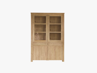 Rustic kast 2laden en 4 deuren