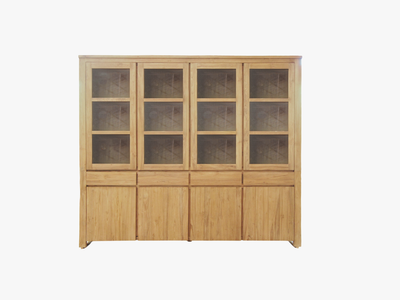 Rustic kast 4 laden en 8 deuren