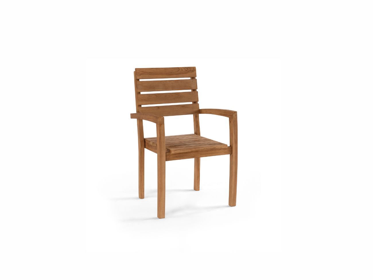 stacking armchair rustic finish