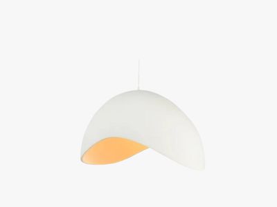 Hanglamp Napoleon Polyresin White