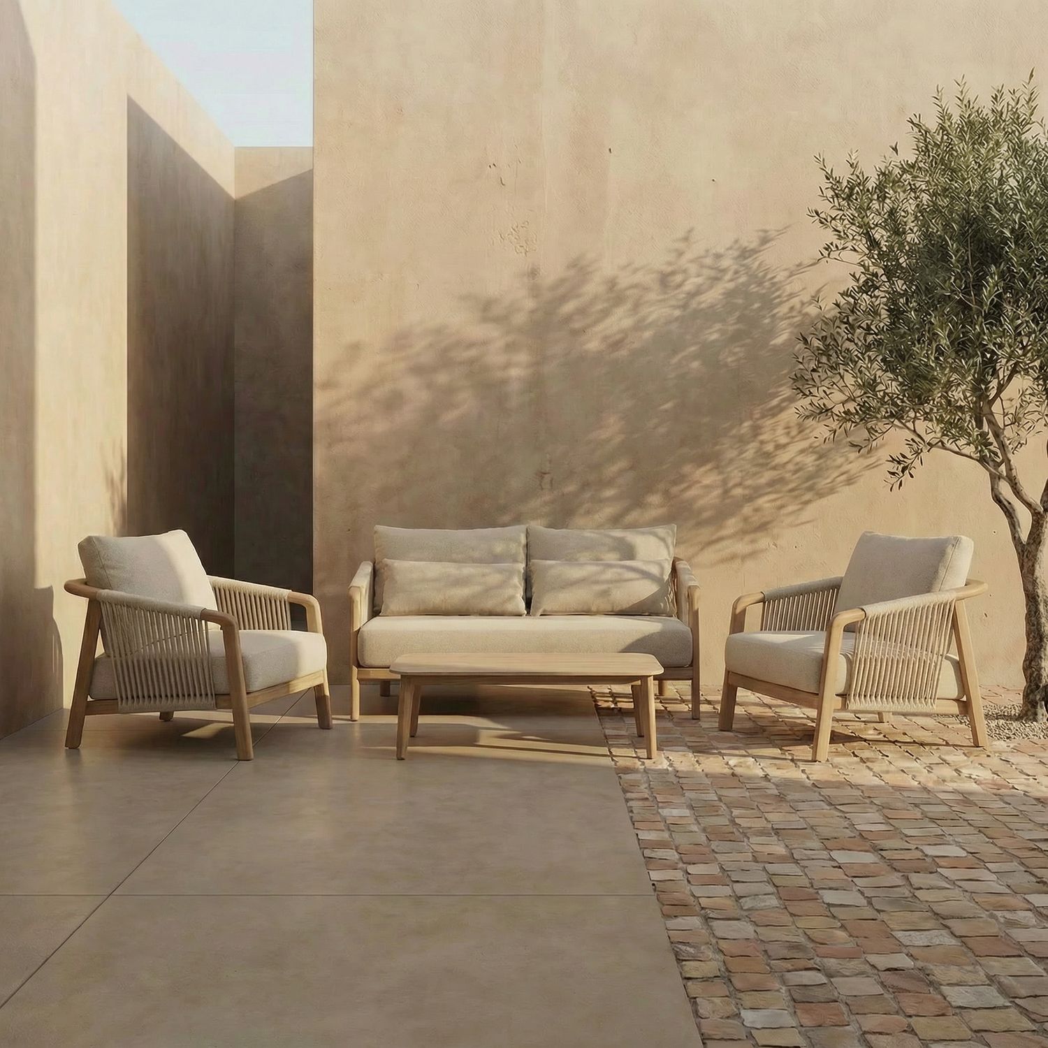 Lounge set Malta + salontafel