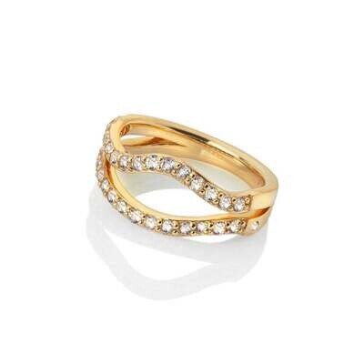 Hot Diamonds x Jac Jossa HD X JJ Extravagance Ring Size: XS (L)