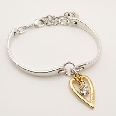 Orli Open Heart and Crystal Brangle