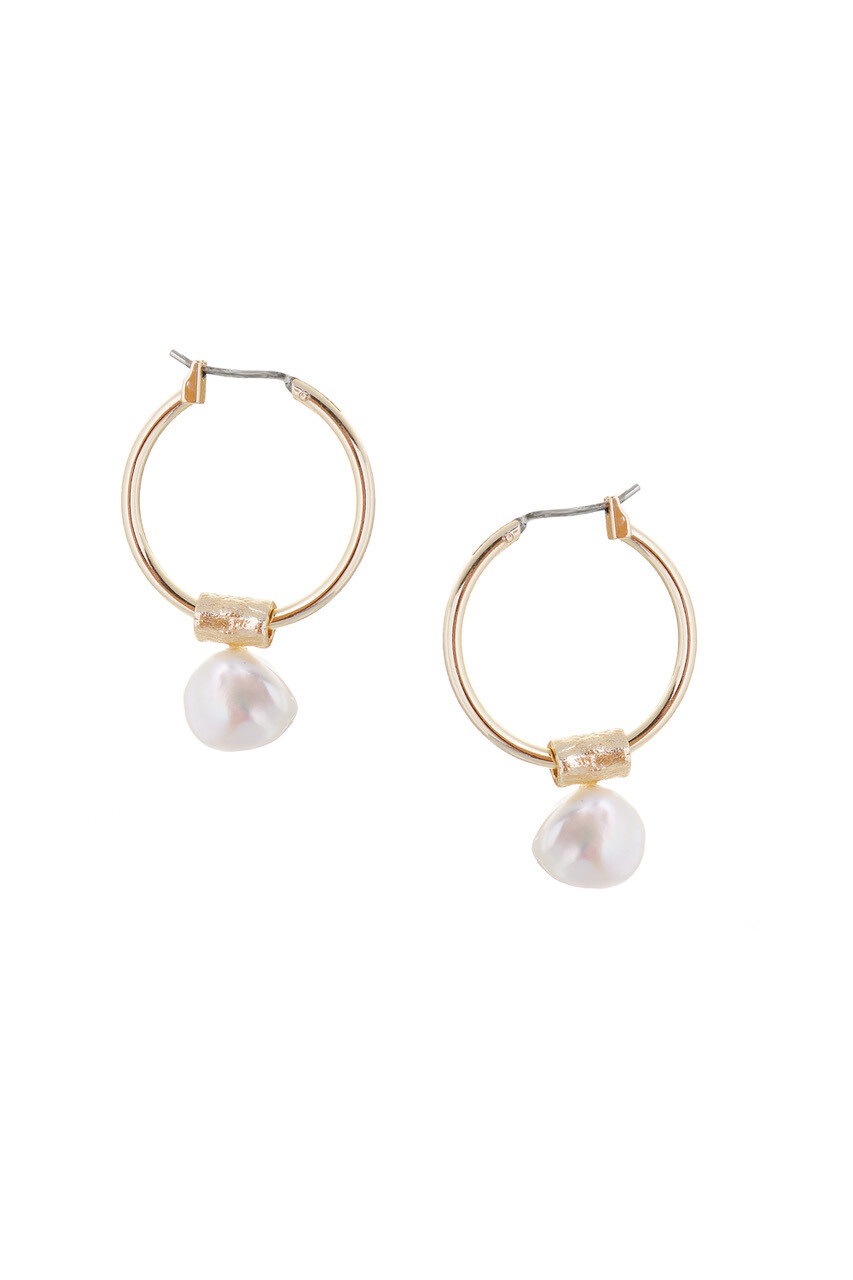 Tutti & Co Organic Pearl Earrings