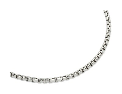 Unique And Co Mens Stainless Steel Necklace 50cms