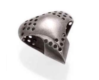 Bailey of Sheffield | Graphite Gentle Heart Bead Bailey of Sheffield | Graphite Gentle Heart Bead