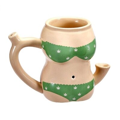 Ceramic Bikini Mug Pipe