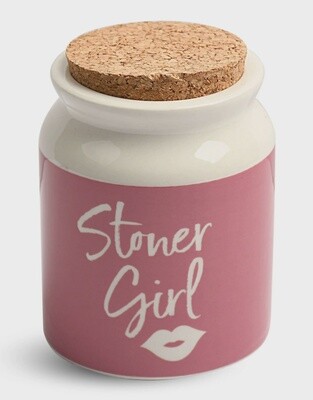 Stoner Girl Stash Jar