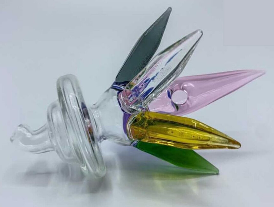 Diamond Floral Carb Cap