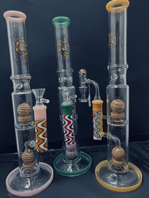 Highland Glass Double Bubble Perc