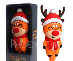 Reindeer Silicone Dry Pipe with Box
