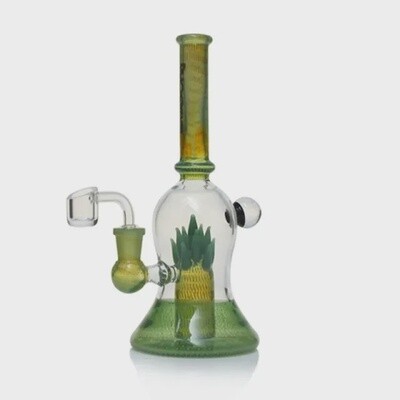 Phoenix Glass Pineapple Perc Bong