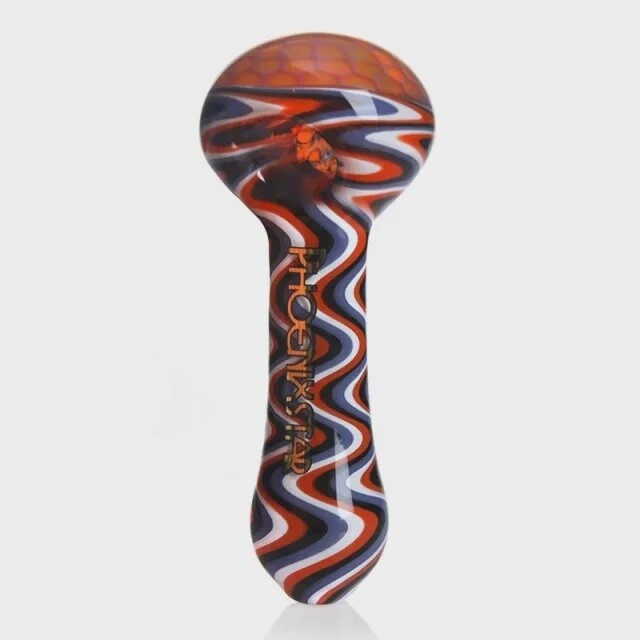 Phoenix Star Opaque Squiggle Spoon with Builtin Screen