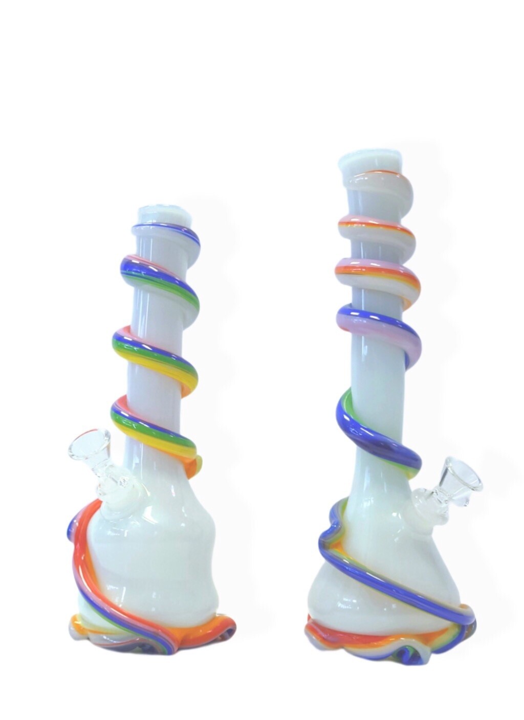 Cloud-9 Custom Pride Bong Rainbow Twist Bong