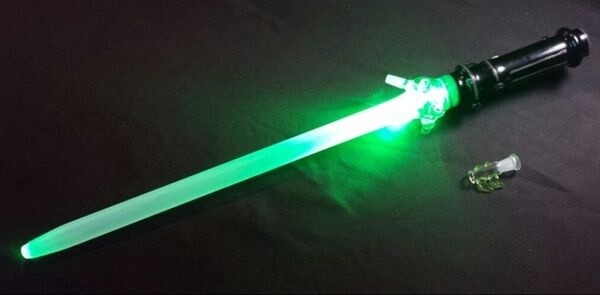 Ninja Glass Light Saber Dab Rig