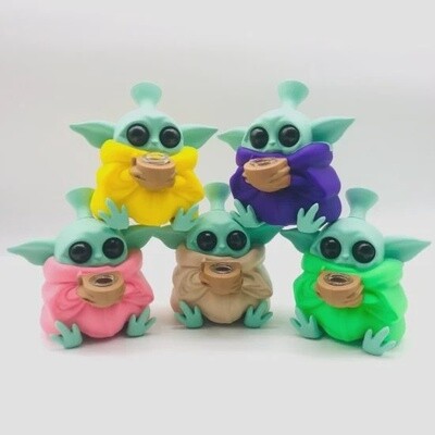 Silicone Baby Grogu (Baby Yoda)