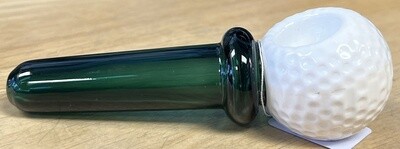 Golf Ball and Tee Hand Pipe