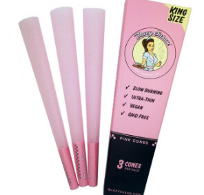 Blazy Susan King Size Pink Pre Rolled Cones 3ct