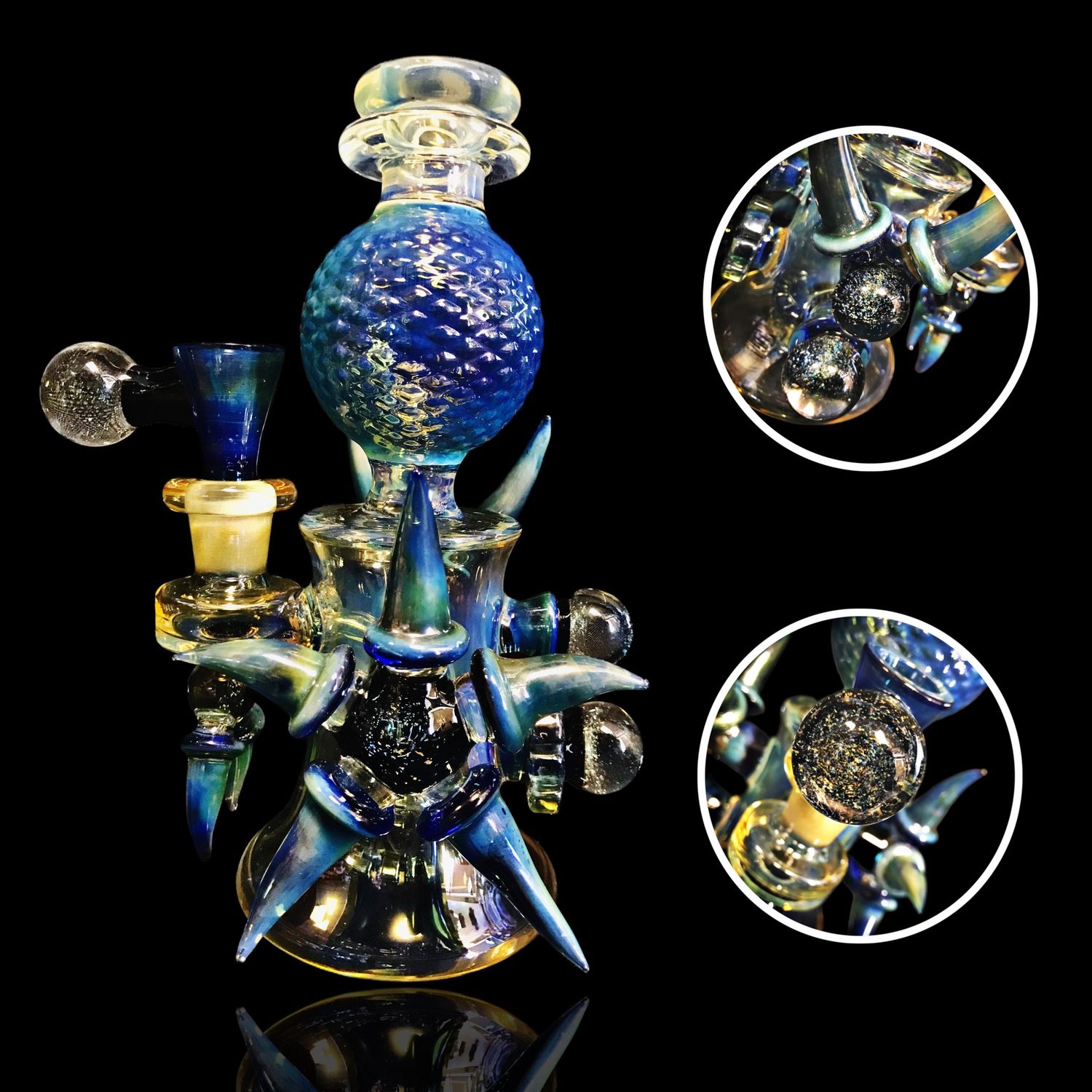 Demon Stars bong w/ bowl