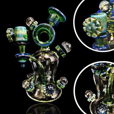 Heady Marbled Fumed Recycler