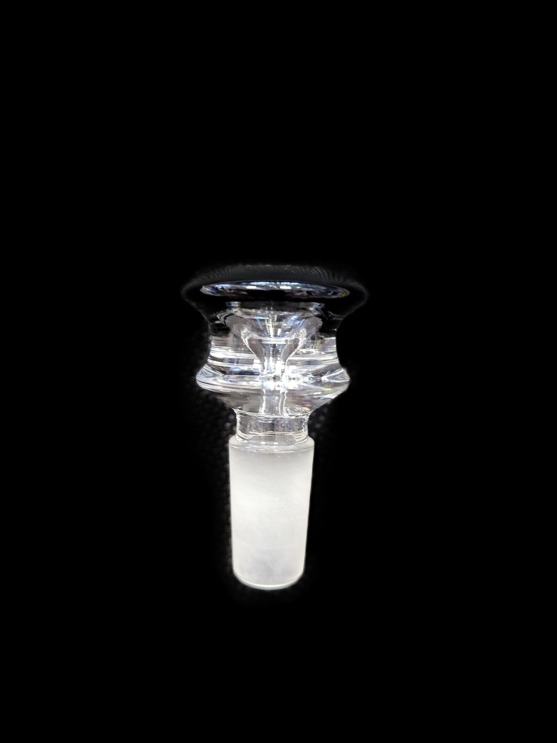 Heavy Glass Bowl, Size: 14mm, Color: Black