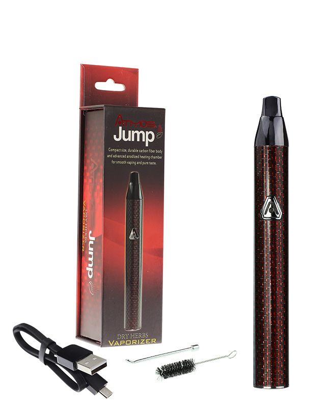 Atmos Jump Dry Herb Vaporizer Kit, Color: Red