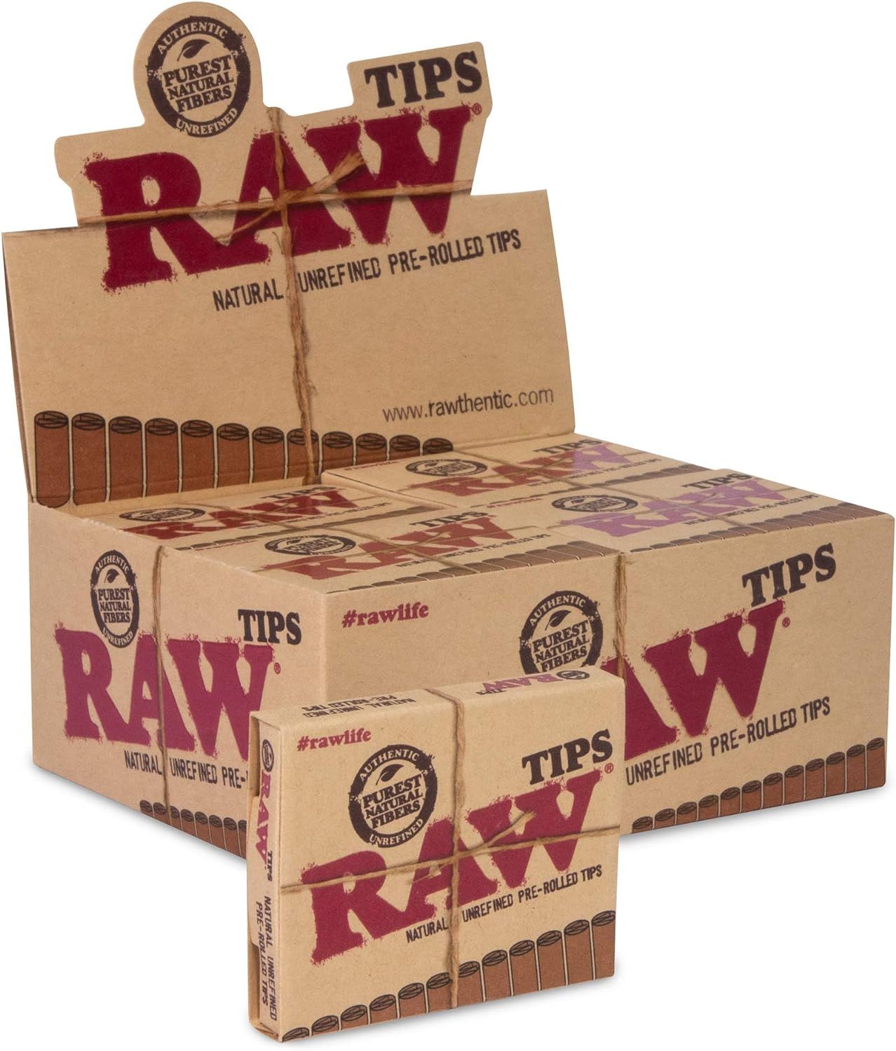 RAW Perfecto Pre-Rolled Cone Tips 21ct