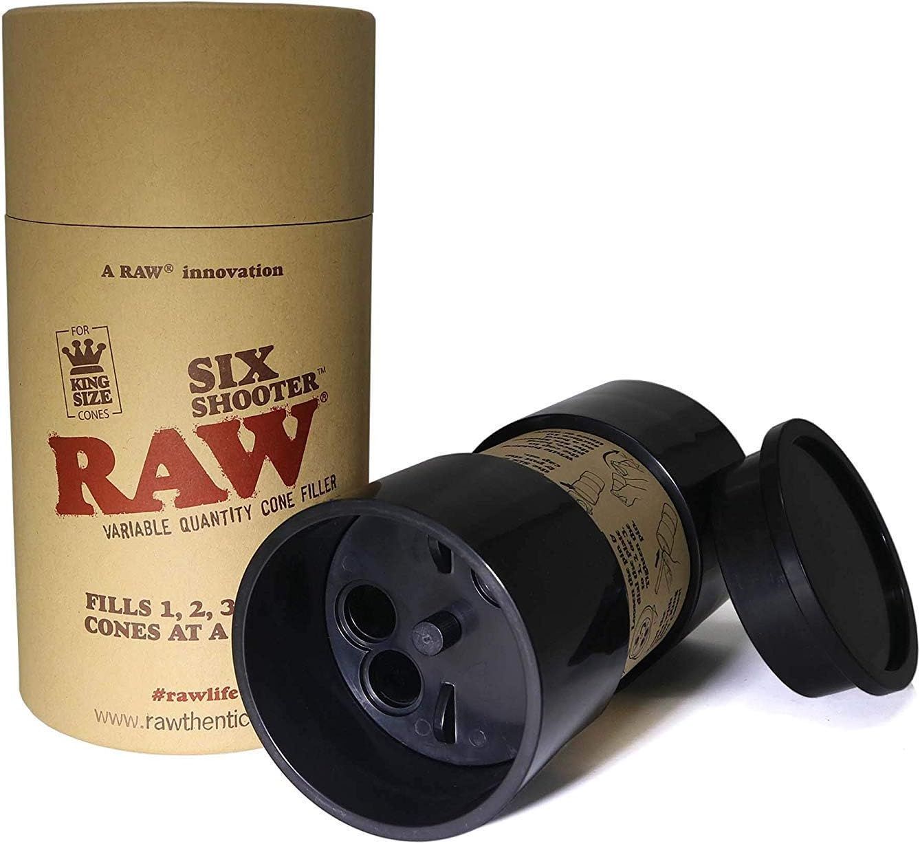 RAW Six Shooter - King Size Cone Filler