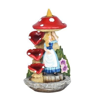 Alice in Wonderland Mushroom Backflow Incense Burner