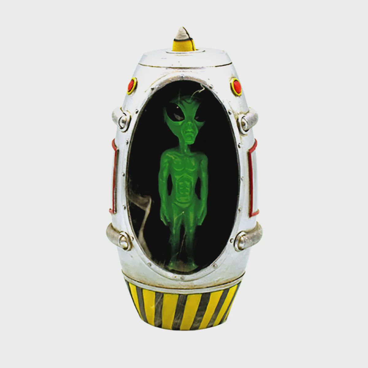 Alien Escape Pod Backflow LED Incense Burner