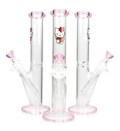 Hello Kitty Straight Bong