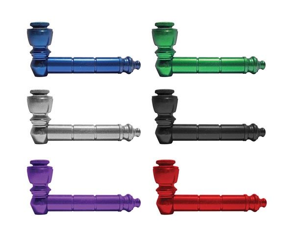 Colored Metal Pipe with Lid