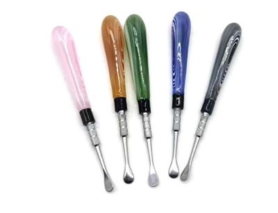Swirl Bands Metal Dab Tool