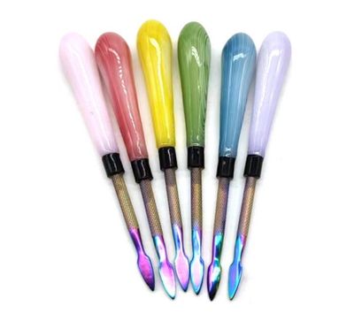 Glass Swirl Carnival Dab Tool