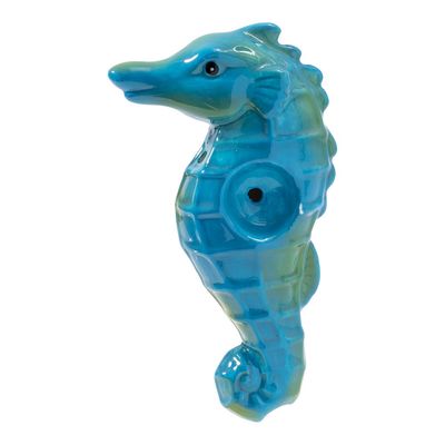 Wacky Bowlz Seahorse Ceramic Pipe