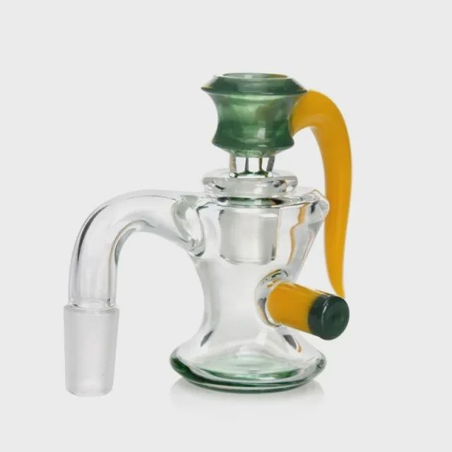 Ash Catcher Bowl Set, Color: Green and Yellow