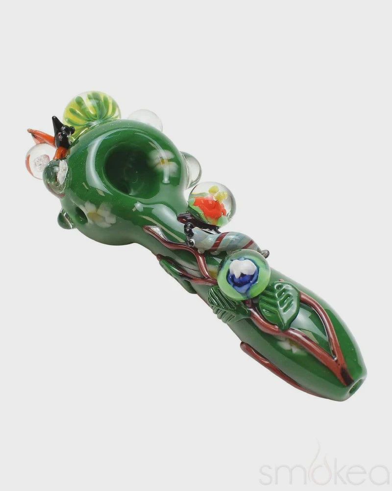 Empire Glassworks Garden Critters Spoon Pipe