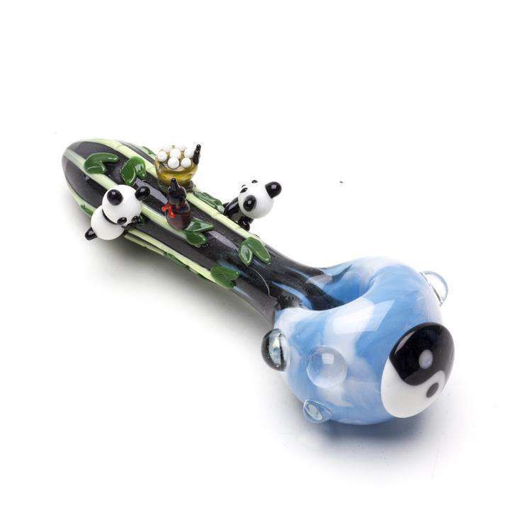 Empire Glassworks Climbing Pandas Dry Pipe